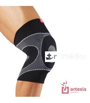 RODILLERA ELASTICA CON RODETE DE GEL NEGRO M (PERIM RODILLA 35-38) MC DAVID REF.5125M