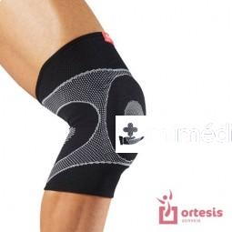 RODILLERA ELASTICA CON RODETE DE GEL NEGRO L (PERIM RODILLA 38-43) MC DAVID REF.5125L