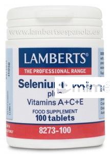 SELENIO + VITAMINAS A, C Y E 100COMP LAMBERTS