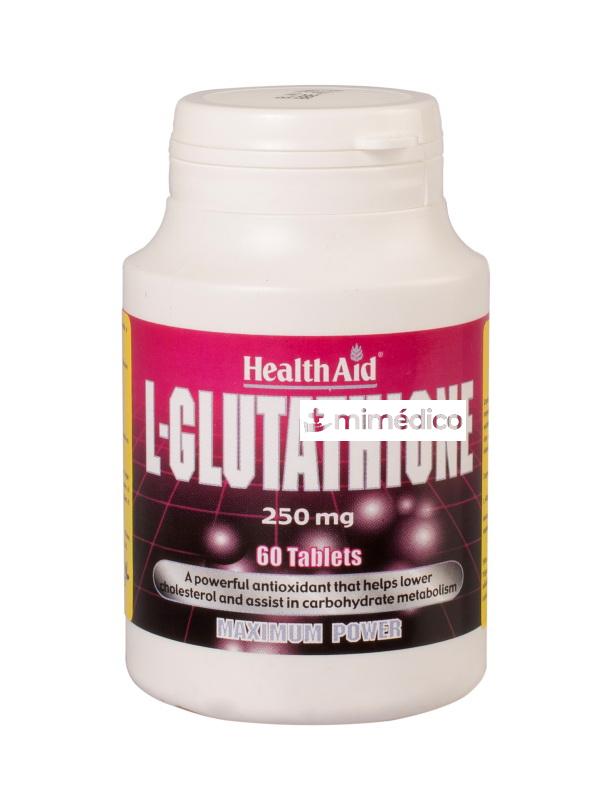 L-GLUTATION 250 MG 60 COMP HEALTHAID NUTRINAT