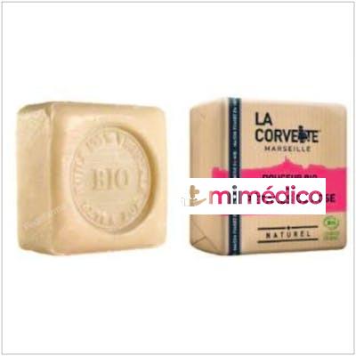 JABON EN PASTILLA PETALOS DE ROSA 100GR. BIO LA CORVETTE