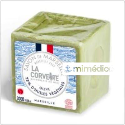 JABON EN PASTILLA MARSELLA OLIVA CUBO ECO  300GR. LA CORVETTE
