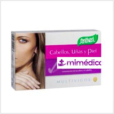 MULTIVIGOR CABELLO UÑAS Y PIEL 48COMP. SANTIVERI