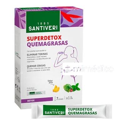 SUPERDETOX QUEMAGRASAS 7STICKS SANTIVERI