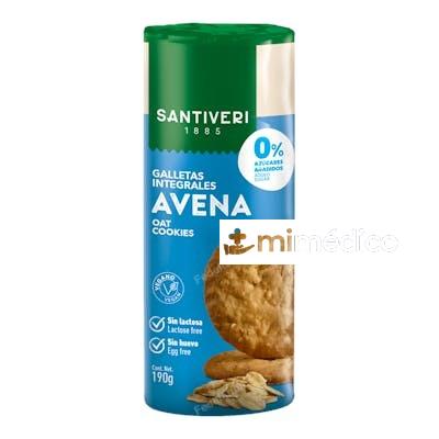 GALLETAS DIGESTIVE AVENA 0% AZUCARES 190GR. SANTIVERI