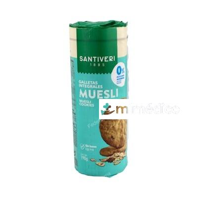 GALLETAS DIGESTIVE MUESLI 0% AZUCARES190GR. SANTIVERI