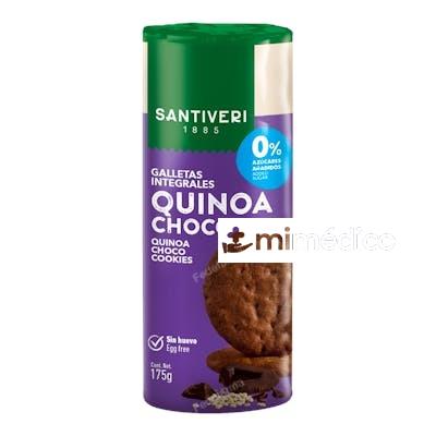 GALLETAS DIGESTIVE QUINOA CHOCO  0% AZUCARES 175GR SANTIVERI