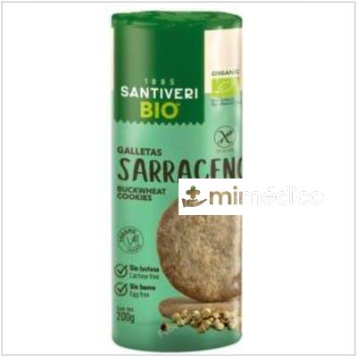 GALLETAS DIGESTIVE SARRACENO 200GR. BIO SANTIVERI