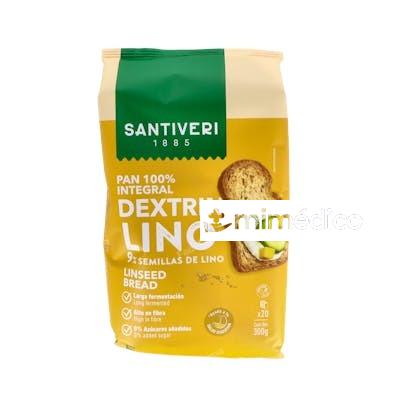 PAN DEXTRIN CON SEMILLAS DE LINO 300GR SANTIVERI