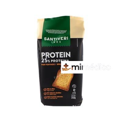 PAN TOSTADO PROTEICO 240GR. VEGAN SANTIVERI