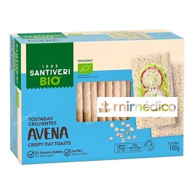 TOSTADAS LIGERAS DE AVENA 100GR. BIO SANTIVERI