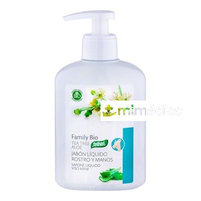 JABON ARBOL DEL TE ROSTRO Y MANOS 250ML. SANTIVERI