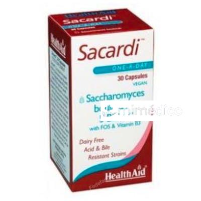 SACARDI (SACCHAROMYCES BOULARDII) 30VCAPS. HEALTH AID