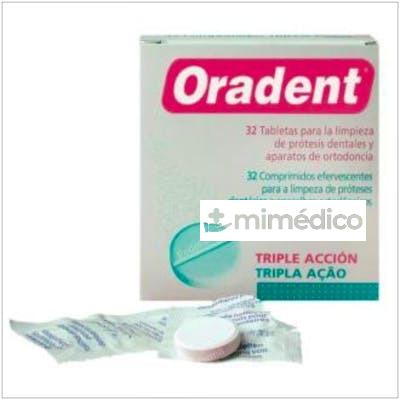FORADENT TABLETA DE LIMPIEZA PARA PROTESIS 30UD. ORADENT
