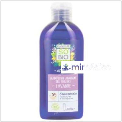 CHAMPU CALMANTE ESCOLAR LAVANDA 200ML. SO`BIO ETIC