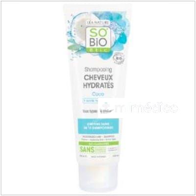 CHAMPU HIDRATANTE COCO-AC. HIALURONICO 250ML. SO`BIO ETIC