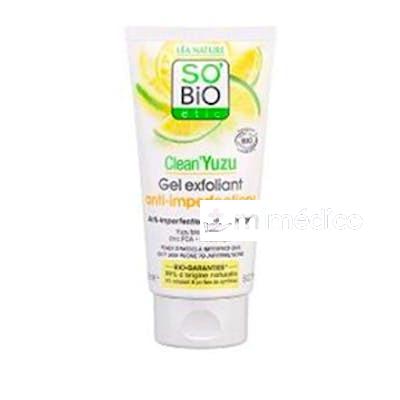 GEL EXFOLIANTE CLEAN YUZU ANTI IMPERFECCIONES 150M SOÃ‚Â`BIO ETIC