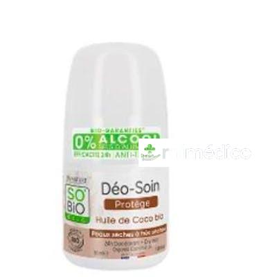 DESODORANTE PROTECTOR 24H COCO ROLL-ON 50ML. SOÃ‚Â`BIO ETIC
