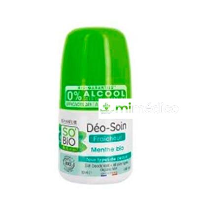 DESODORANTE FRESCOR 24H MENTA ROLL-ON 50ML. SOÃ‚Â`BIO ETIC