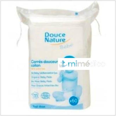 ALMOHADILLAS DE ALGODON PARA BEBE 60UD. DOUCE NATURE