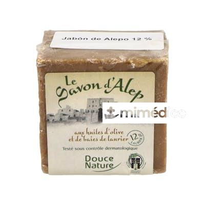 PASTILLA DE JABON ALEPO 12% LAUREL 200GR. DOUCE NATURE