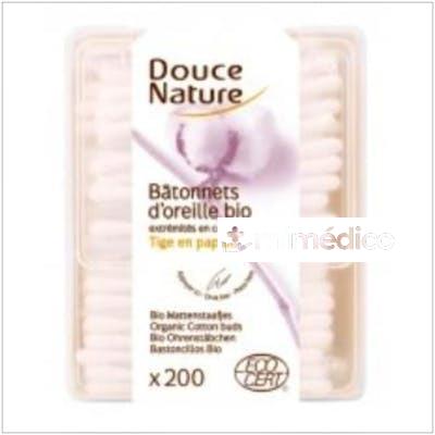 BASTONCILLOS DE ALGODON PARA OIDO 200UD. DOUCE NATURE