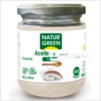 ACEITE DE COCO CUISINE DESODORIZADO 400GR. BIO NATURGREEN