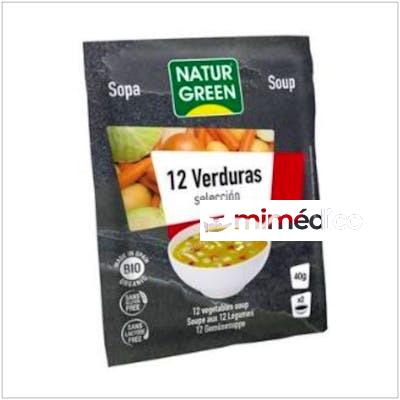SOPA DE 12 VERDURAS SELECCION 6SBRS. NATURGREEN