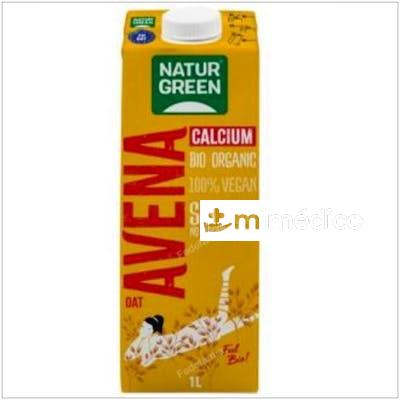 BEBIDA VEGETAL DE AVENA CON CALCIO  1LT 6UDS. NATURGREEN