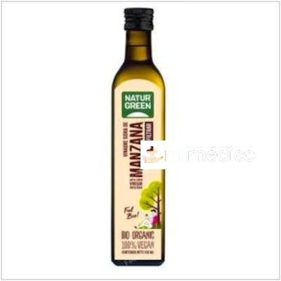 VINAGRE DE SIDRA DE MANZANA SIN FILTRAR 500ML. BIO NATURGREEN