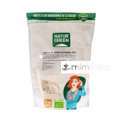 HARINA DE AVENA INTEGRAL 500GR. BIO SG VEGAN NATURGREEN