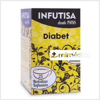 DIABET 6 INFUSION 25BOLSITAS INFUTISA