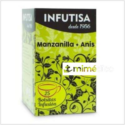 MANZANILLA-ANIS INFUSION 25BOLSITAS INFUTISA