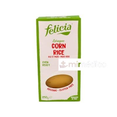 LASAÑA DE MAIZ Y ARROZ 250GR. BIO SIN GLUTEN FELICIA