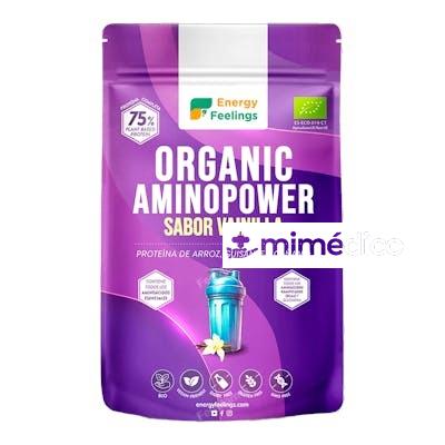 ORGANIC AMINOPOWER 77% VAINILLA 500GR ECO VEGAN SG ENERGY FEELINGS