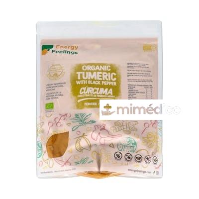 CURCUMA CON PIMIENTA POLVO 1KG. ECO VEGAN SG ENERGY FEELINGS