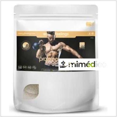 PROTEINA VEGANA 77% VAINILLA 1KG. ECO VEGAN SG ENERGY FEELINGS