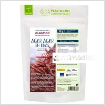 ALGA AGAR AGAR EN TIRAS 50GR. ALGAMAR
