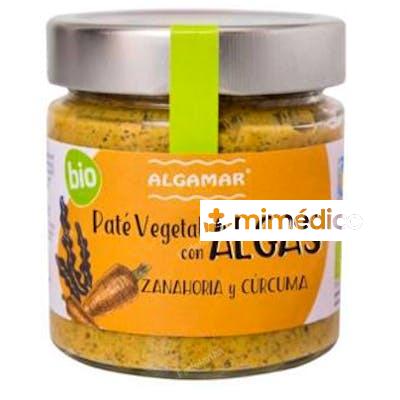 PATE DE ALGAS ZANAHORIA Y CURCUMA 180GR. BIO ALGAMAR