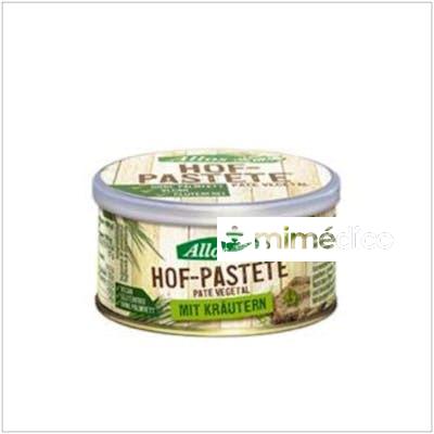 PATE VEGETAL CON FINAS HIERBAS 125GR. BIO VEGAN ALLOS