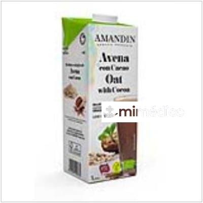 BEBIDA VEGETAL DE AVENA CON CACAO 1LT 6UDS. AMANDIN