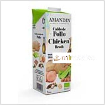 CALDO DE POLLO 1LT. BIO** AMANDIN
