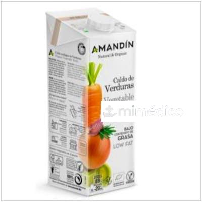 CALDO DE VERDURAS 1LT 6UDS. BIO AMANDIN