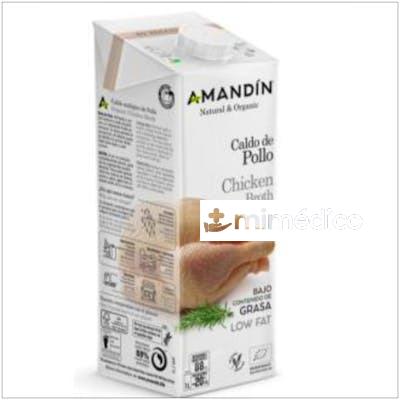 CALDO DE POLLO 1LT 6UDS. BIO AMANDIN