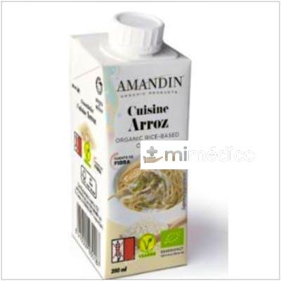 CUISINE CREMA DE ARROZ 200ML 24UDS. BIO AMANDIN
