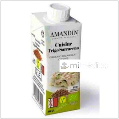 CUISINE CREMA DE TRIGO SARRACENO 200ML 24UDS. AMANDIN