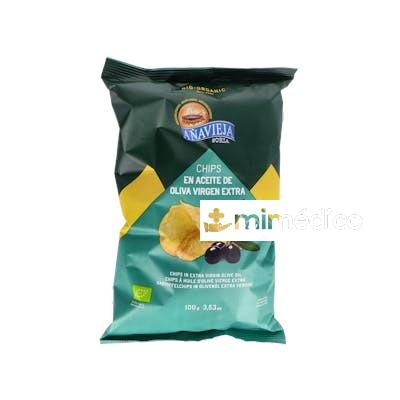 PATATAS FRITAS CON ACEITE DE OLIVA 100GR. ECO AÑAVIEJA