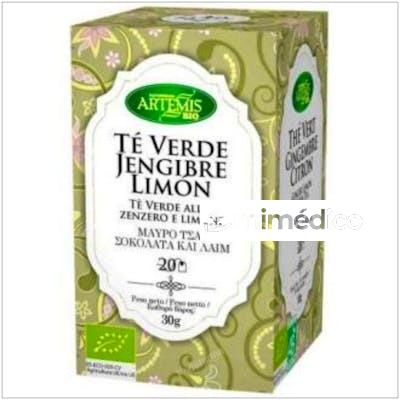 TE VERDE JENGIBRE CON LIMON  20BOLSITAS. BIO ARTEMIS BIO