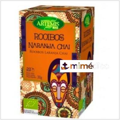 TE ROOIBOS NARANJA CHAI SIN TEINA INF 20BOLSIT BIO ARTEMIS BIO
