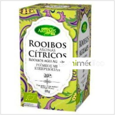TE ROOIBOS CITRICOS SIN TEINA INFUSION 20BOLSITAS. ARTEMIS BIO